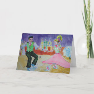 Swing Dancing on saturday night Card