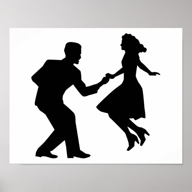 Swing dancing poster (Front)