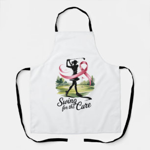 Swing for the Cure Golf Breast Cancer Apron