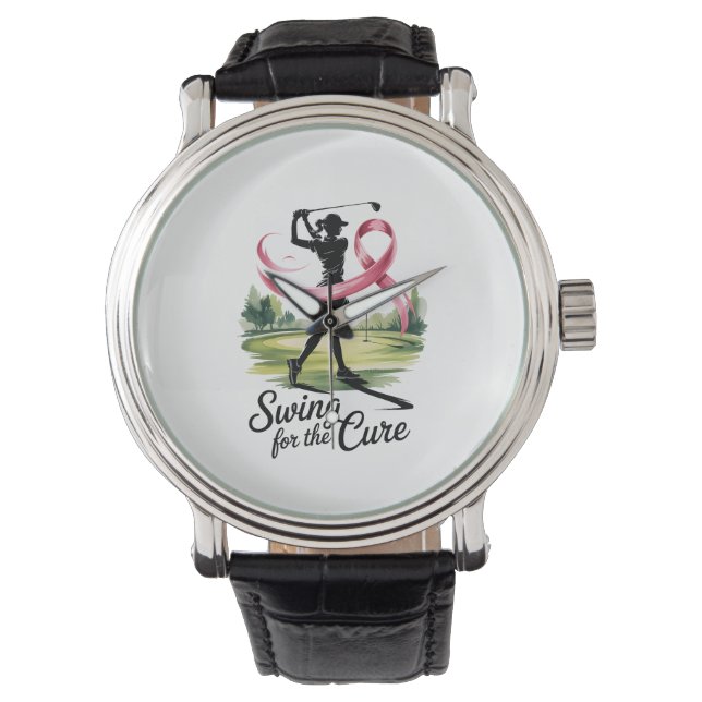 Swing for the Cure Golf Breast Cancer Watch (Front)