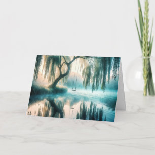 Swing Hanging From a Tree for Sympathy Card