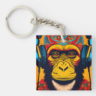 Swing into Style: Monkey Design Keychain