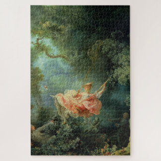Swing Jean-Honoré Fragonard Famous Rococo Art Jigsaw Puzzle