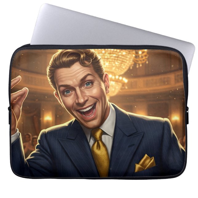 Swing King  Laptop Sleeve (Front)