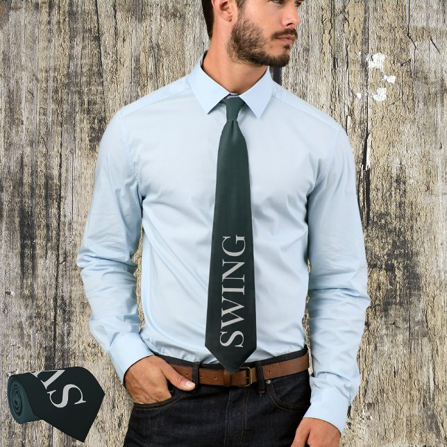 Swing music dance outfit for men classic black tie (Creator Uploaded)