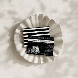 Swing on by for a Birthday Par-Tee, Golf Themed Invitation