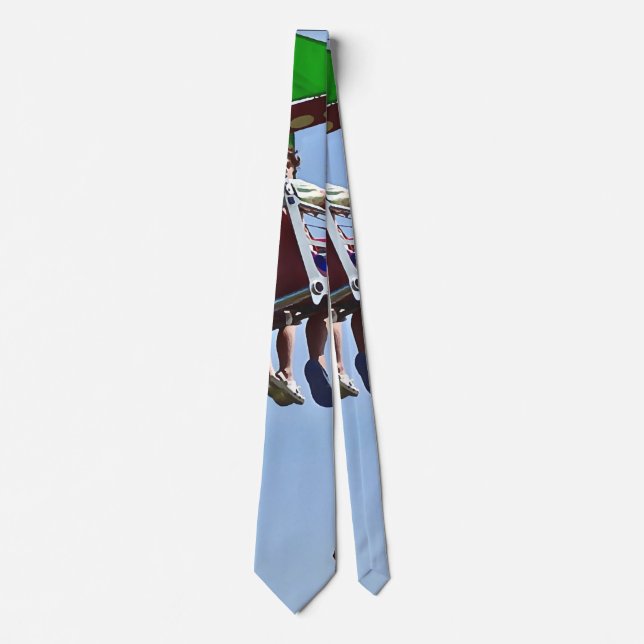 Swing Ride Next to Ferris Wheel Tie (Front)