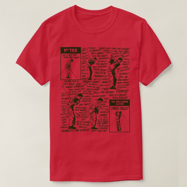 SWING THOUGHTS T-Shirt (Design Front)