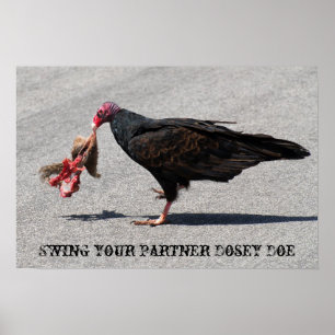 Swing Your Partner Dosey Doe Poster