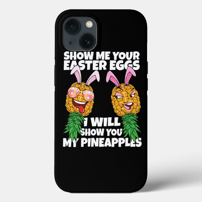 Swinger Easter Eggs and Upside Down Pineapples Wom Case-Mate iPhone Case (Back)