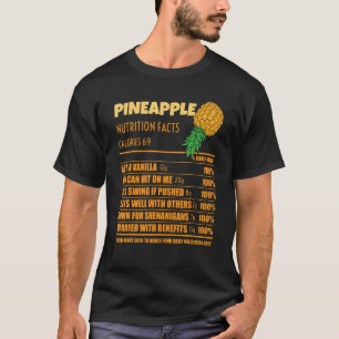 Swinger Nutrition Facts Upside Down Pineapple Men T-Shirt