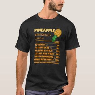 Swinger Nutrition Facts Upside Down Pineapple Men T-Shirt