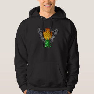 Swinger Upside Down Bad Pineapple Black Devil Horn Hoodie