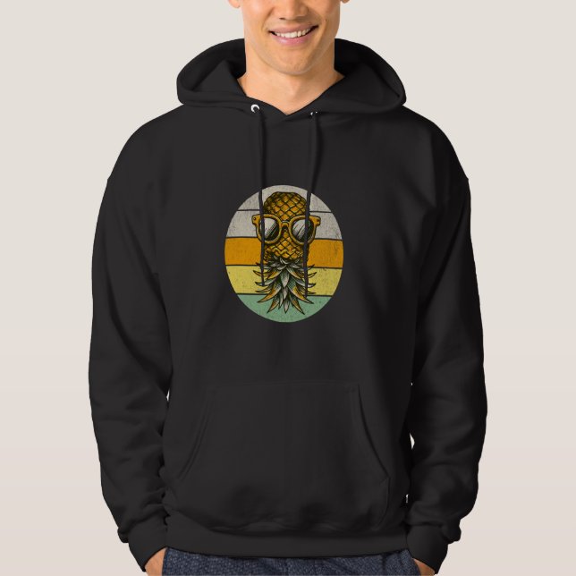 Swinger Upside Down Pineapple Hoodie (Front)