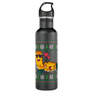 Swinger Upside Down Pineapple Making Love Ugly Pat 710 Ml Water Bottle