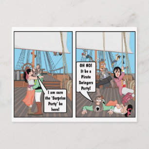 SWINGERS JOKE POSTCARD