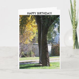 Swingin' Old Time Fun, HAPPY BIRTHDAY! Card