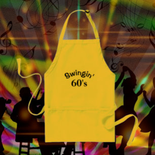 Swingin' Sixties 60 Years Old Standard Apron