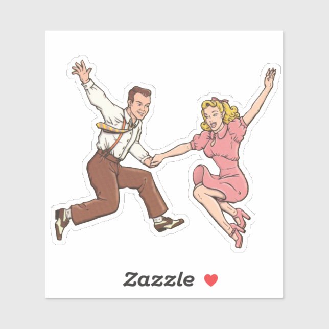 Swinging 40s Sticker (Sheet)