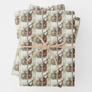Swinging Baby Orangutan All Occasion Wrapping Paper Sheet