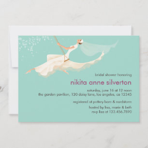 Swinging Bridal Shower Card
