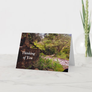 Swinging Bridges, Maui Hawaii, Thinking of You Card