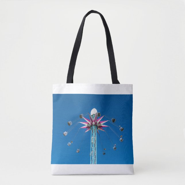 Swinging Chairs ride Tote Bag (Front)