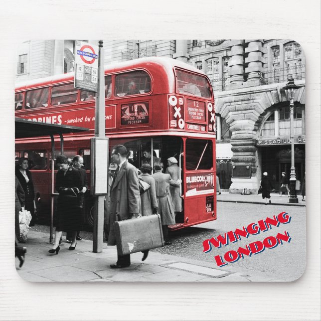 Swinging London Mouse Mat (Front)