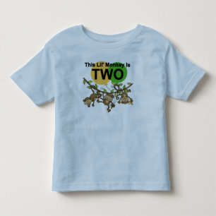 Swinging Monkeys 2nd Birthday T-shirts and Gifts
