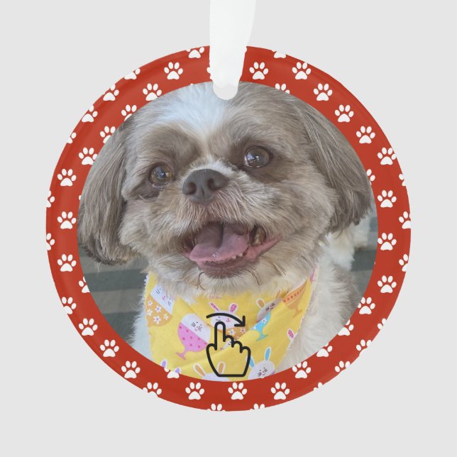 SWIPE RIGHT New - See Back ... Ornament (Front)