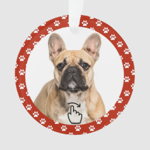 SWIPE RIGHT - See Back ... Ornament