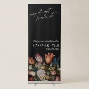 Swiped Right, Forever After Wedding Welcome Retractable Banner