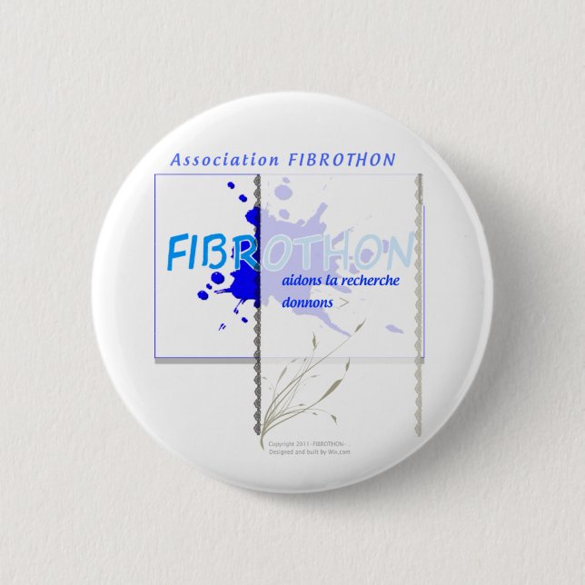 swipes in 6 cm round badge (Front)