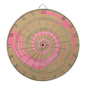 Swirl Abstract Art 4 Dartboard