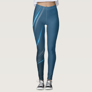 Swirl Blues Leggings