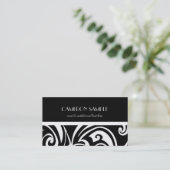 Swirl Business Card (Standing Front)