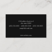 Swirl Business Card (Back)