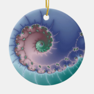 Swirl Ceramic Tree Decoration