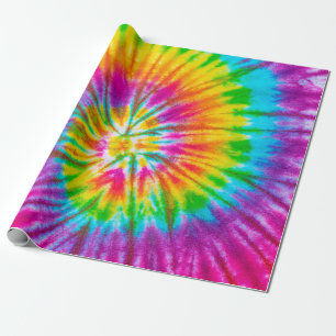 swirl colourful tie dye pattern abstract backgroun wrapping paper