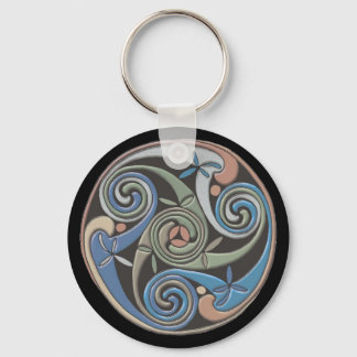 Swirl Design Key Chain