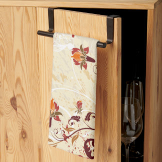 Swirl Floral Tea Towel