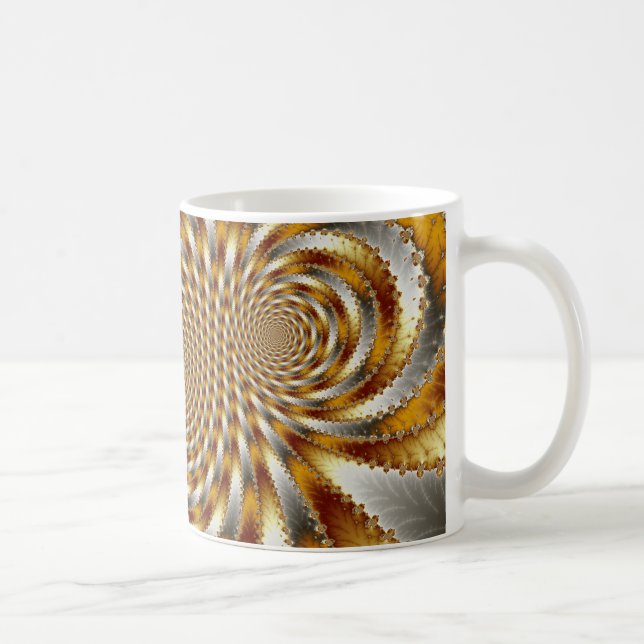 Swirl Fractal 1 - Fractal Mug (Right)