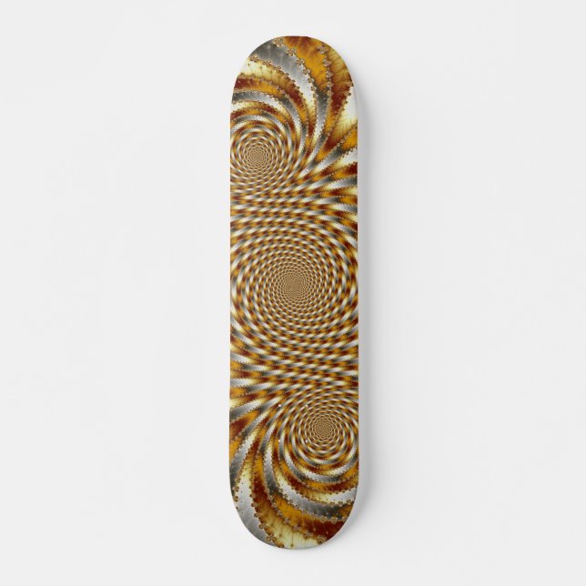 Swirl Fractal 1 - Fractal Skateboard (Front)