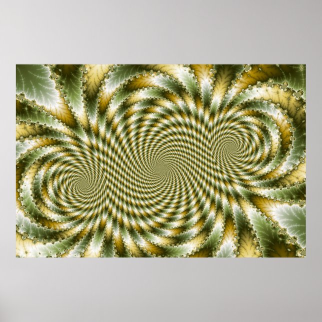 Swirl Fractal 3 - Fractal Poster (Front)