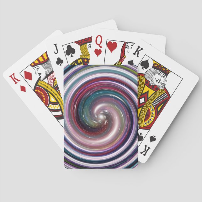 Swirl Galaxy and Orion Nebula Playing Cards (Back)
