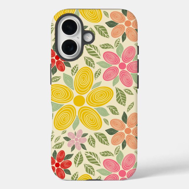 Swirl Garden Iphone Case (Back)