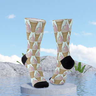 Swirl Ice Cream Cone Socks