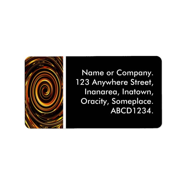 Swirl II Label (Front)