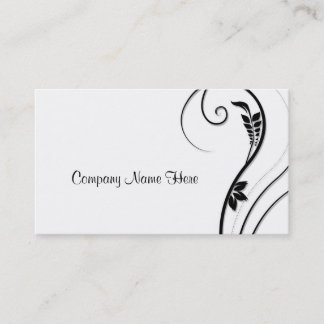 swirl leaves business card