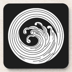 Swirl-like wave circle coaster